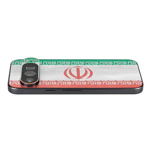 Iran Flag Distressed Google Pixel 9 Pro Skin